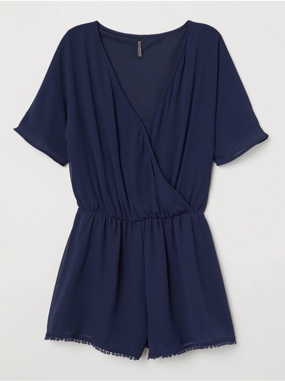✨💙 BNWT V-Neck Short Sleeve Romper in Navy Blue from H&M DIVIDED Brand 💙✨